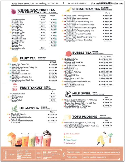 Discover Delicious Delights with Moge Tee's Menu Selection